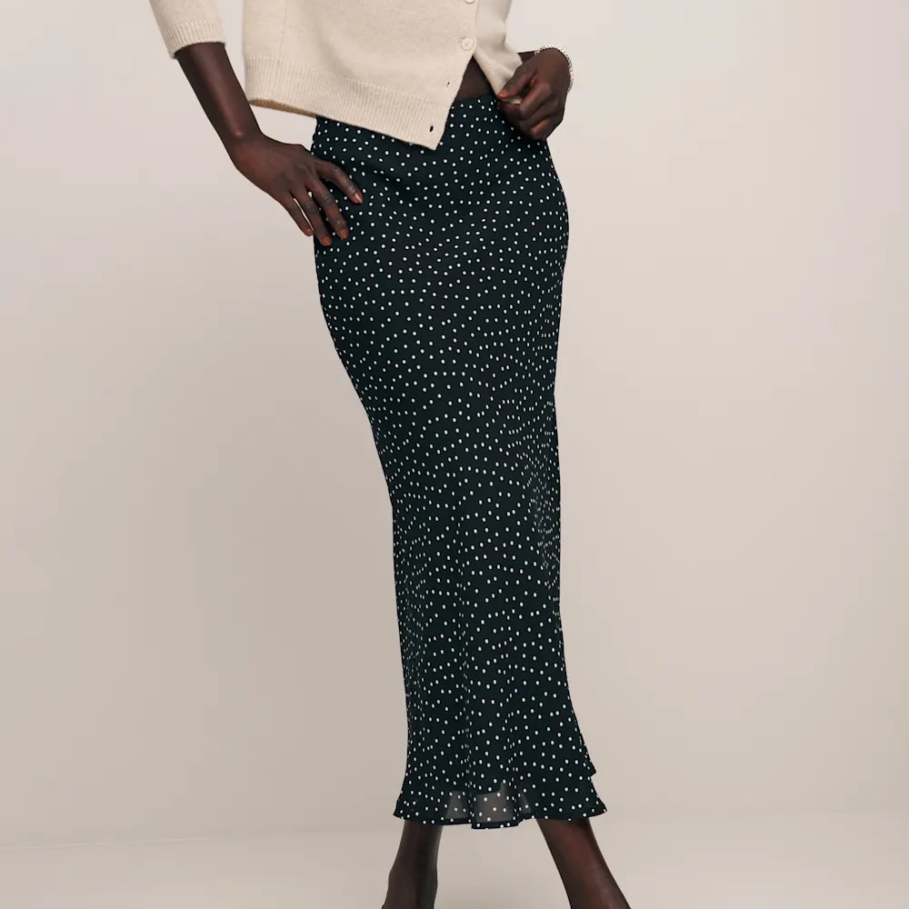Reformation Layla Skirt Black - Size 2